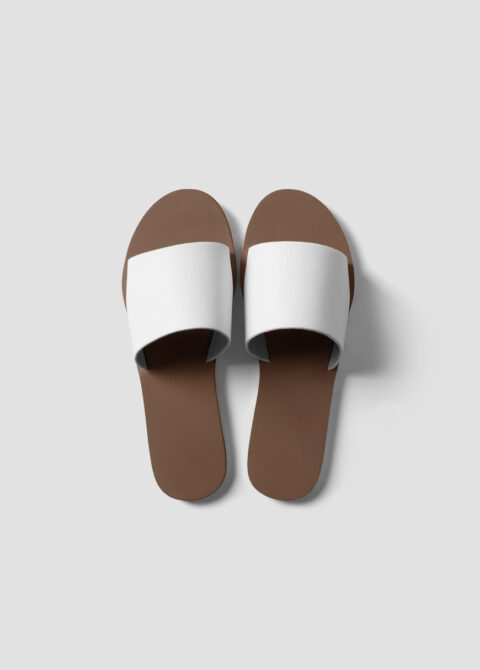 Lorna leather slides